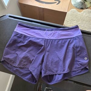 lululemon athletica Deep Purple Athletic Shorts
